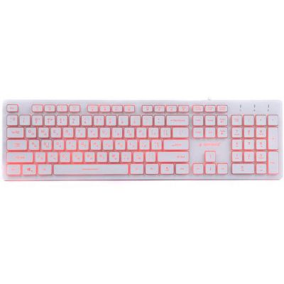 Клавиатура Gembird KB-UML3-01-W-UA USB White (KB-UML3-01-W-UA) (KB-UML3-01-W-UA) | Зображення 1