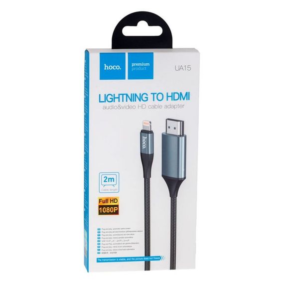Перехідник Hoco UA15 4K HDMI XPRO 2м (22003-01_458) | Зображення 2