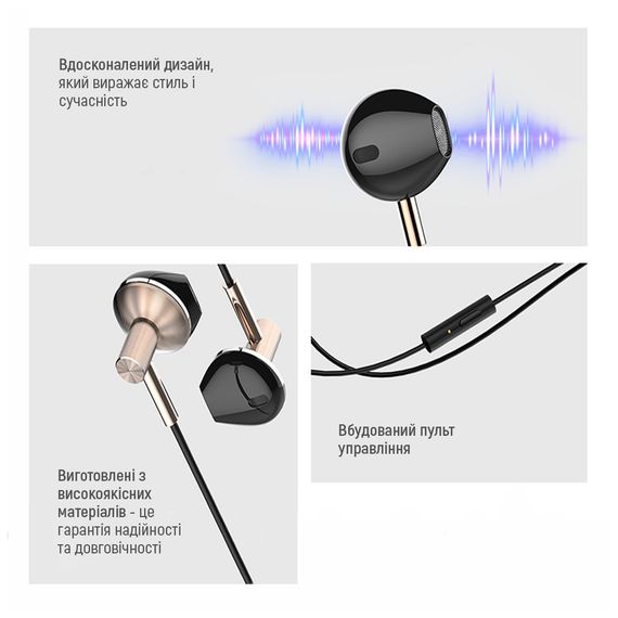 Навушники ColorWay Slim 3.5 mm Wired Earphone Blast 2 Black (CW-WD02BK) | Зображення 8
