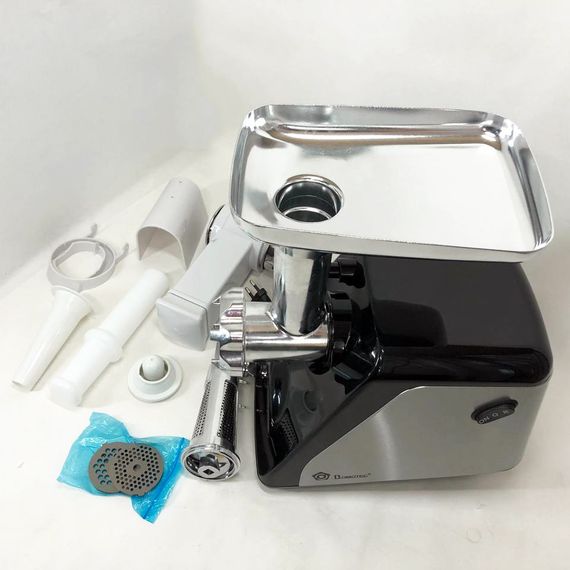 Електром'ясорубка, шатківниця та соковитискач DOMOTEC MS-2024 (3000Вт, OA-805 томати, терки/шатківниці) | Зображення 4