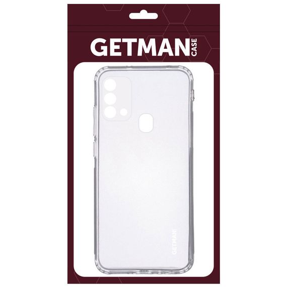 TPU чехол GETMAN Clear 1,0 mm для Samsung Galaxy M21s | Зображення 1