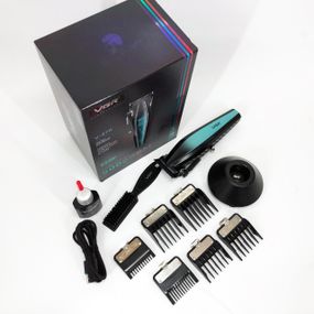 Електрична машинка для стрижки побутова VGR V-270, Професійний тример з насадками SU-98