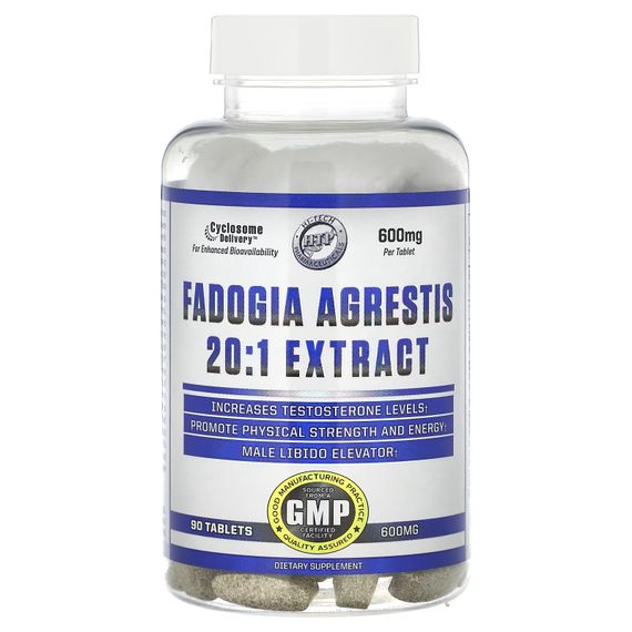 Фадогия Агрестис Hi-tech pharmaceuticals Fadogia Agrestis 20:1 Extract 600 mg 90 Tablets