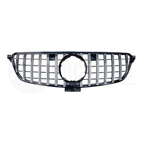 Решетка радиатора Mercedes Benz W166 15-18 (хром/чёрн.) GTR, AutoTechteile, 130 8847, 130 8848