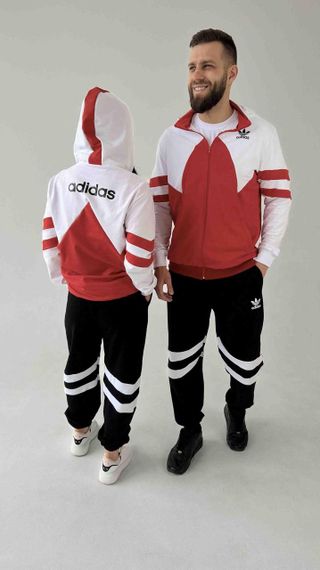 Спортивний костюм унісекс adidas колір червоний | Зображення 1