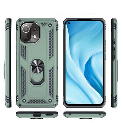 Чехол для мобильного телефона BeCover Military Xiaomi Mi 11 Lite / Mi 11 Lite 5G Dark Green (706645) | Зображення 1