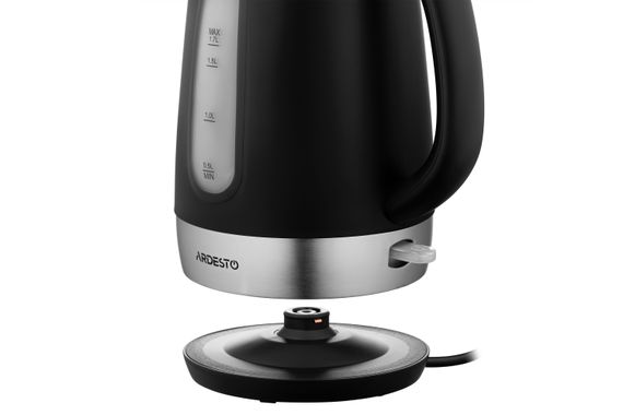 Електрочайник ARDESTO EKL-F19B 1.7л/2200Вт/strix контроль/чорний (EKL-F19B) | Зображення 7