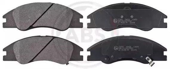 Колодки передні гальмівні Hyundai Accent/Kia Rio 05- (mando), ABS (37492) | Зображення 1