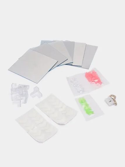 Нічний світильник "Нескінченні тюльпани" в кубі, набір для творчості | Зображення 4