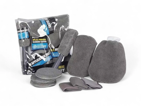 Рушники з мікрофібри для чищення автомобіля, Щітки для полірування та чищення машини 9в1