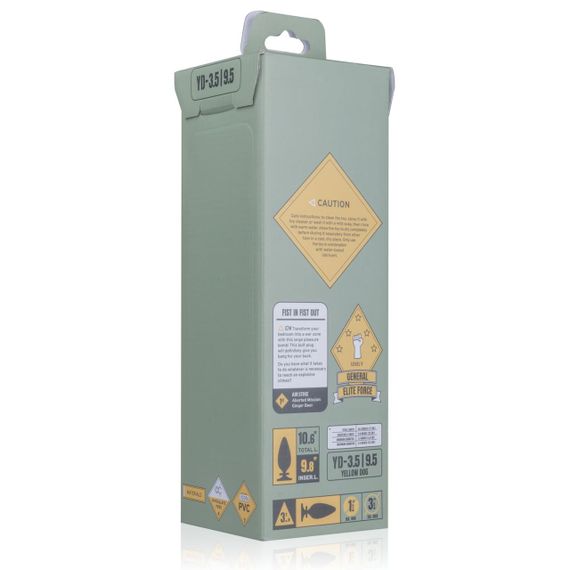 Анальна пробка BUTTR — Yellow Dog Butt Plug sexstyle | Зображення 12