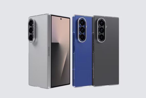 Оригинальный защитный чехол с защитными пленками Samsung Galaxy Fold7 Clear Case Прозрачный (EF-AF966) | Зображення 2