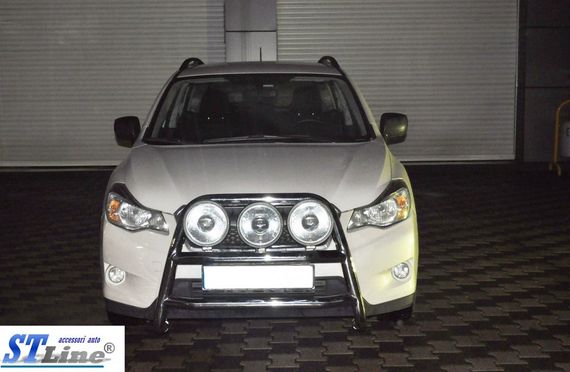Кенгурятник WT018 (нерж.) для Subaru XV 2011-2017 рр | Зображення 1