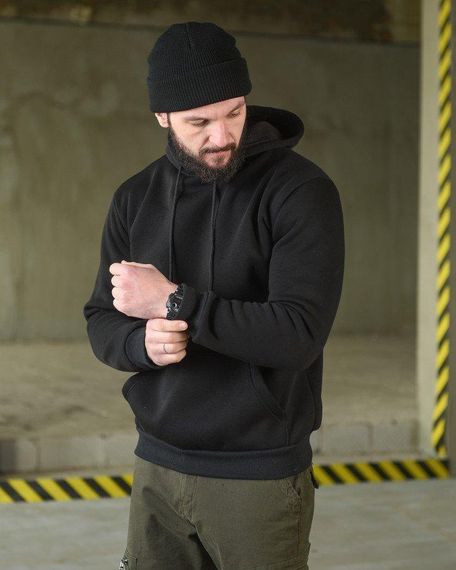 Худи CELEO на флисе  black  ВТ3850 | Зображення 4