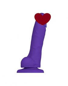 Реалистичный фаллоимитатор Strap-On-Me SOFT REALISTIC DILDO Violet - Size S sexstyle