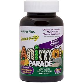 Витаминно-минеральный комплекс Nature's Plus Animal Parade 90 Chewable Tabs Grape Flavor NTP29984