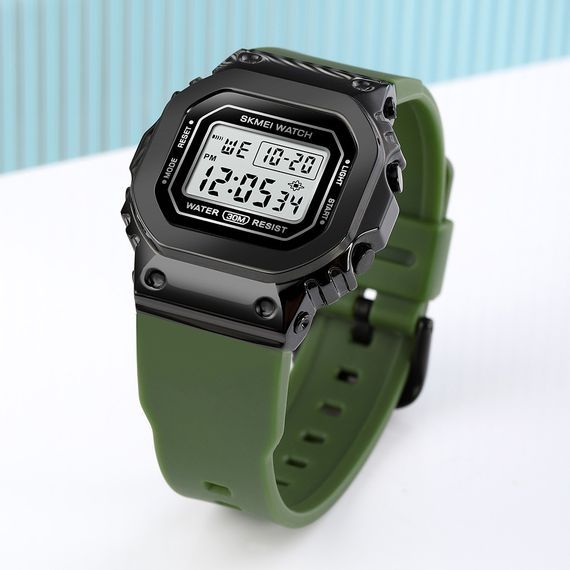 Чоловічий годинник Skmei 1796 Military-Black | Зображення 2