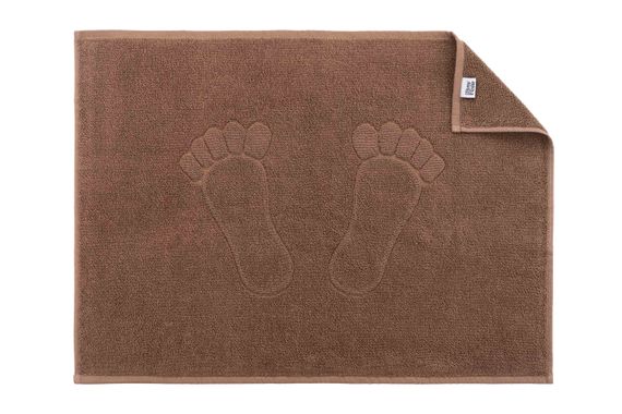 Килимок для ніг махровий Ardesto Benefit, 50х70см, 100% бавовна, коричневий (ART2457CH) | Зображення 2