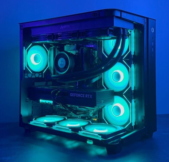 Ігровий ПК GAMING PC Tower / Intel Core i5-14600KF (14 (20) ядер по 3.5 - 5.3 GHz) / 32 GB DDR5 / 1000 GB SSD / nVidia GeForce RTX 3080, 10 GB GDDR6X, 320-bit б/в | Зображення 1