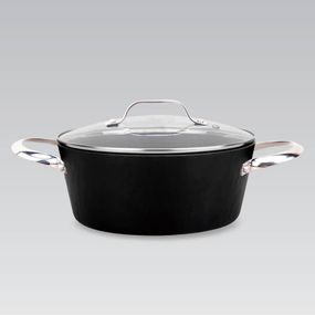 Каструля Maestro MR-4420, 2.2 л, 20 см, алюмінієва з кришкою та антипригарним покриттям