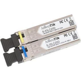 Модуль SFP Mikrotik S-35/53LC20D, 1.25 G, 20 км, LC (S-3553LC20D) (S-3553LC20D)