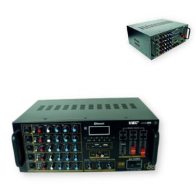 Підсилювач UKC AV-747BT караоке Bluetooth SD/MMC чорний (3294_5143)