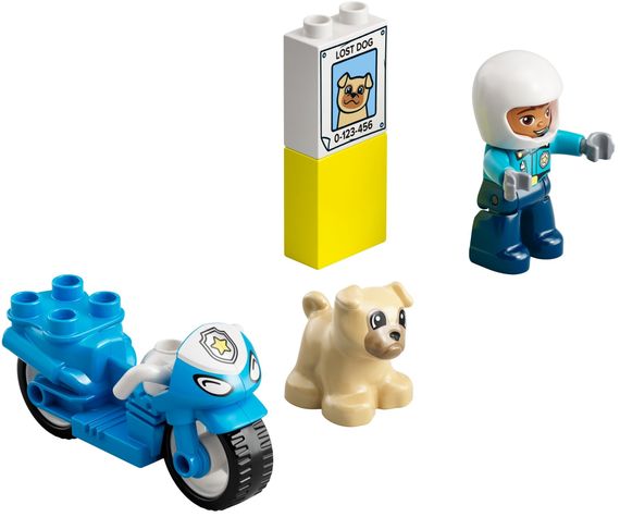 Конструктор LEGO DUPLO Town Поліцейський мотоцикл 10967 (10967) | Зображення 6