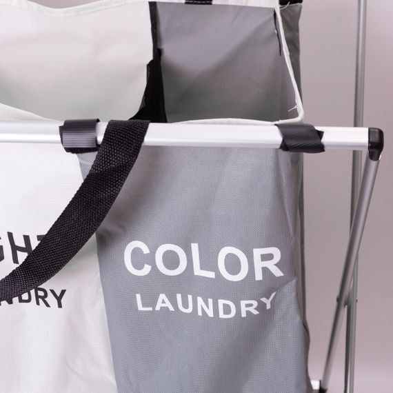 Кошик-органайзер для білизни на каркасі 95 (л) на 3 відділення HP-41-4 | Зображення 6