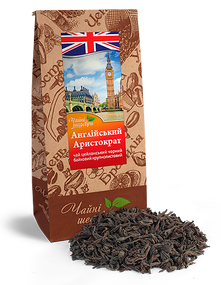 Чай чёрный Английский Аристократ ТМ "Чайные шедевры", 500г,  высокогорный крупнолистовой черный чай