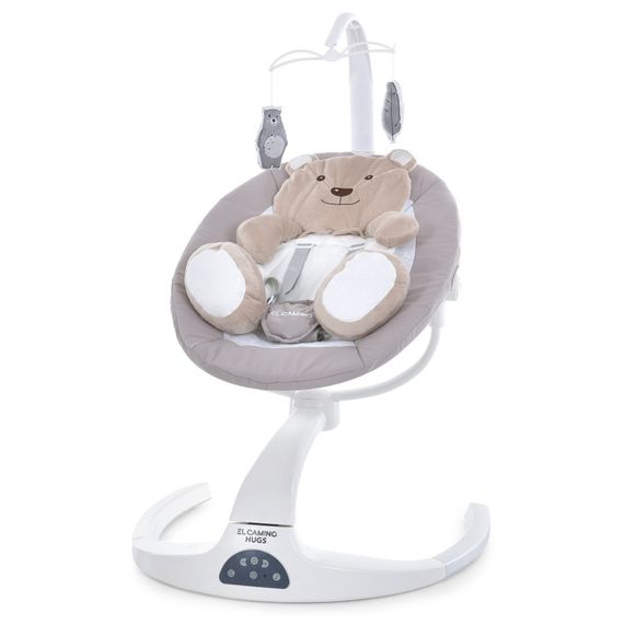 Заколисуючий центр-шезлонг HUGS ME 1077 Beige