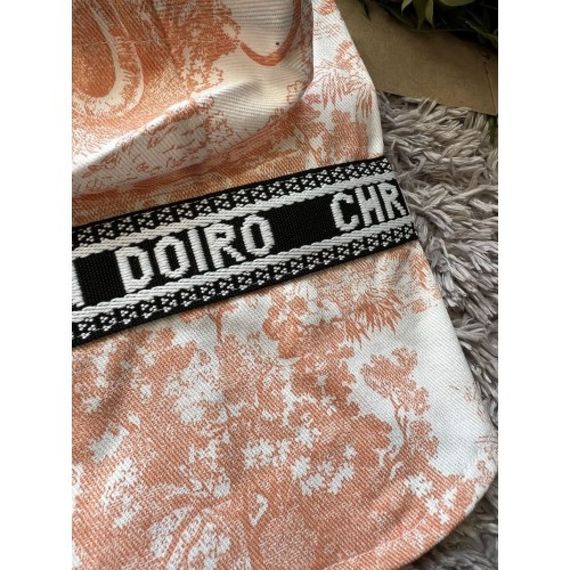Брендовая джинсовая куртка для собак DIOR с капюшоном, оранжевая | Зображення 4