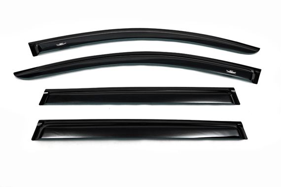 Ветровики SW (4 шт, HIC) для Skoda Octavia II A5 2006-2010 гг | Зображення 3