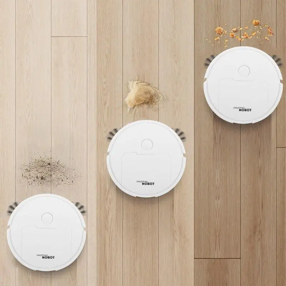 Робот аккумуляторный пылесос Vacuum 8088 cleaner LY-541 для сухой уборки, мощный, автоматический | Зображення 4