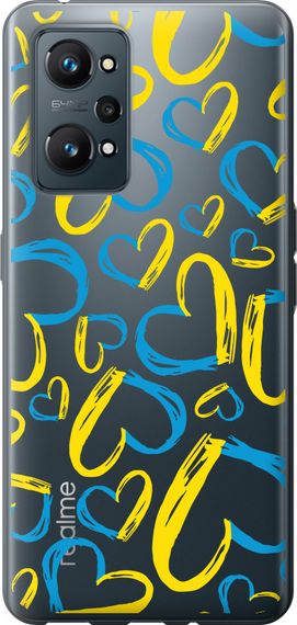 Чехол на Realme GT Neo 2 Сердца UA "5292u-2489-17620"