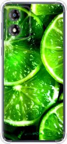 Чохол на Motorola Moto E13 Зелені часточки лимона "852sp-3053-2448"