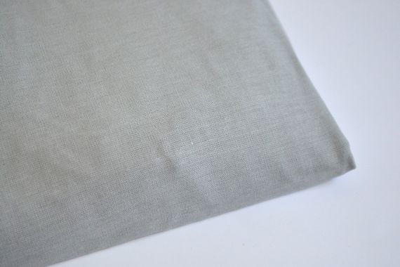 Простирадло 180х200см на гумці з наволочкою (ранфорс) First Choice, Світло-сіре | Зображення 1