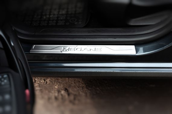 Накладки на пороги OmsaLine (4 шт, нерж) для Renault Megane IV 2016-2024 рр | Зображення 1