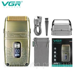 Профессиональная электробритва Шейвер VGR V-335 Shaver с тремя ножевыми блоками