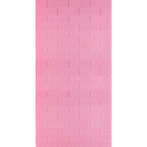 Самоклеюча 3D панель під рожеву цеглу 3080x700x3мм SW-00001757