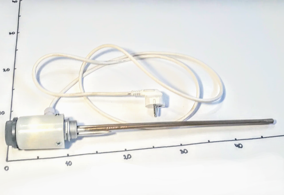 Тен для радіатора 1000W з різьбленням 1 "і терморегулятором (Україна) | Зображення 1