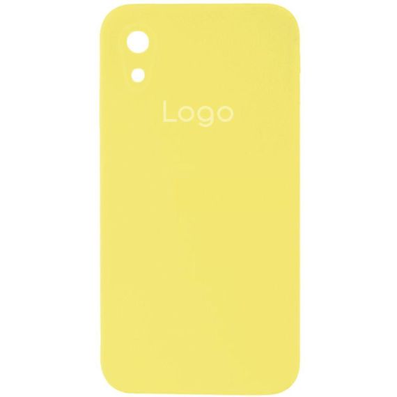 Чохол Silicone Case Square з повним захистом камери для iPhone Xr Колір 55.Pine Зелений | Зображення 6