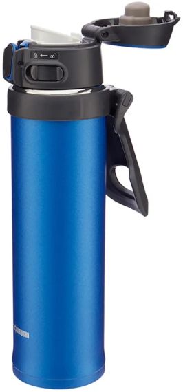 Термокружка ZOJIRUSHI SM-QAF60AK з переноскою 0.6 л Blue | Зображення 1