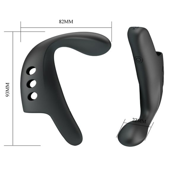 Багатофункціональна вібронасадка на палець серії Pretty Love - Fingering Vibrator Gorgon, BI-210298 Sex Aura | Зображення 8