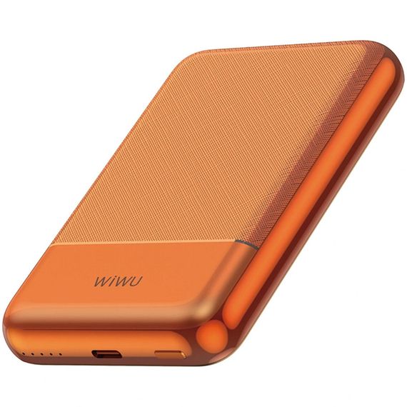 Портативное ЗУ Power Bank WIWU P089 Seraph PD20W с БЗУ 10000 mAh Orange | Зображення 2