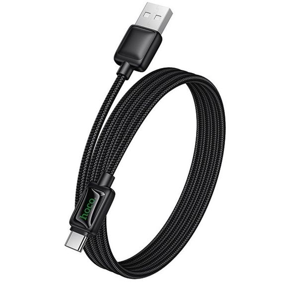 Дата кабель Hoco U146 Mundo USB to Type-C 36W (1.2m) Black | Зображення 5