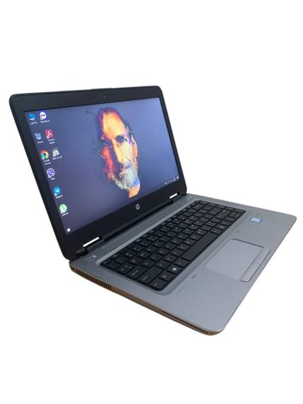 Ноутбук HP Probook 640 G3 / 14" (1920x1080) TN / Intel Core i5-7300U (2 (4) ядра по 2.6 - 3.5 GHz) / 8 GB DDR4 / 256 GB SSD / Intel HD Graphics 620 / WebCam / Win 10 Home б/в | Зображення 2