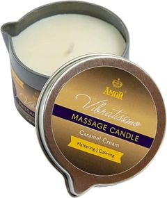 Масажна свічка - Vibratissimo Caramel Cream, 50 мл