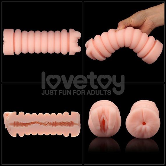 Мастурбатор подвійний SKIN BLOWOUT DOUBLE SIDE STROKER Sex Aura | Зображення 5