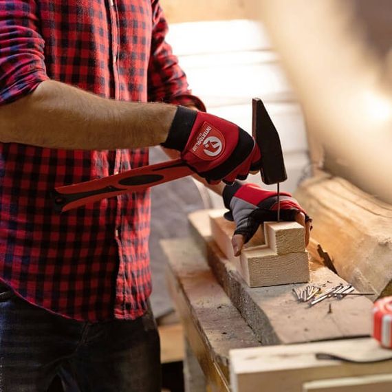 Молоток 800 г.ручка з фібергласу INTERTOOL HT-0208 | Зображення 5