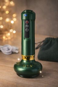 зеленый Вакуумный массажер для корректировки фигуры и антицеллюлитного массажа с подогревом